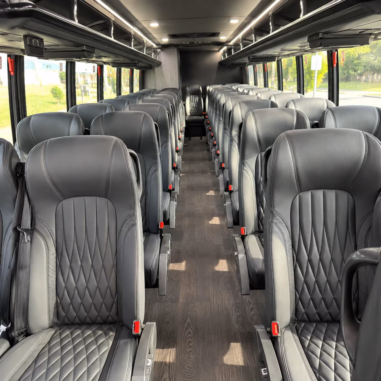 denver private event transportation onboard seating